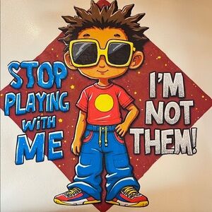 Autism Awareness hand embellished white Tote Bag 🧩